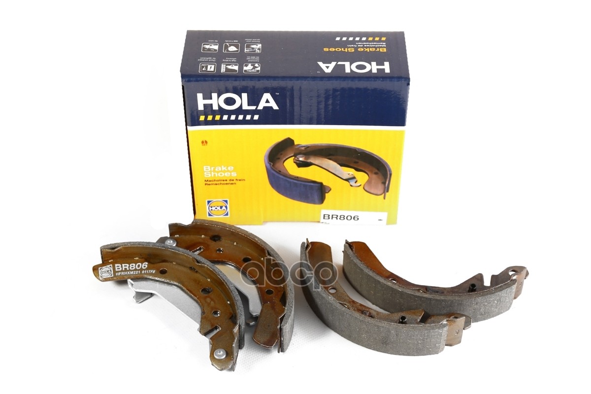 Тормозные колодки барабанные (задние) DAEWOO Matiz  CHEVROLET Spark (M300) HOLA арт. br806