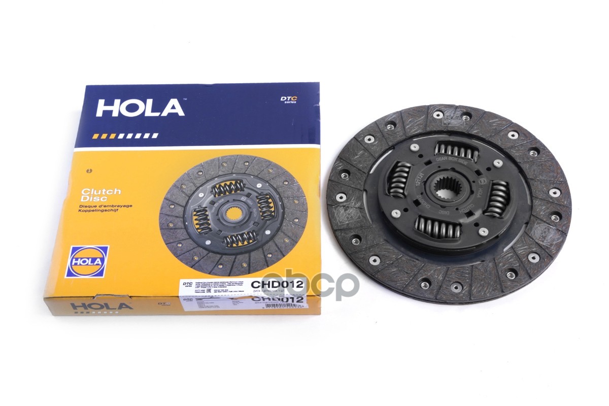 Диск сцепления (серия DTC) TOYOTA Corolla (E100 E110 E120) 1.6  Avensis (T220 T250) 1.6 1.8  Rav 4 I HOLA арт. chd012