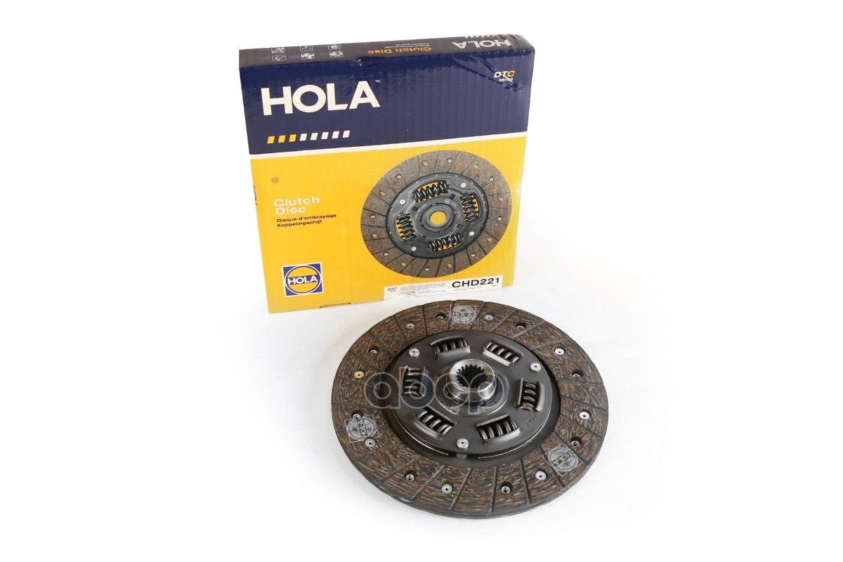 Диск сцепления LADA 2106  2107i  Niva 2121  4x4 (21214) 1.6-1.7 HOLA арт. chd221