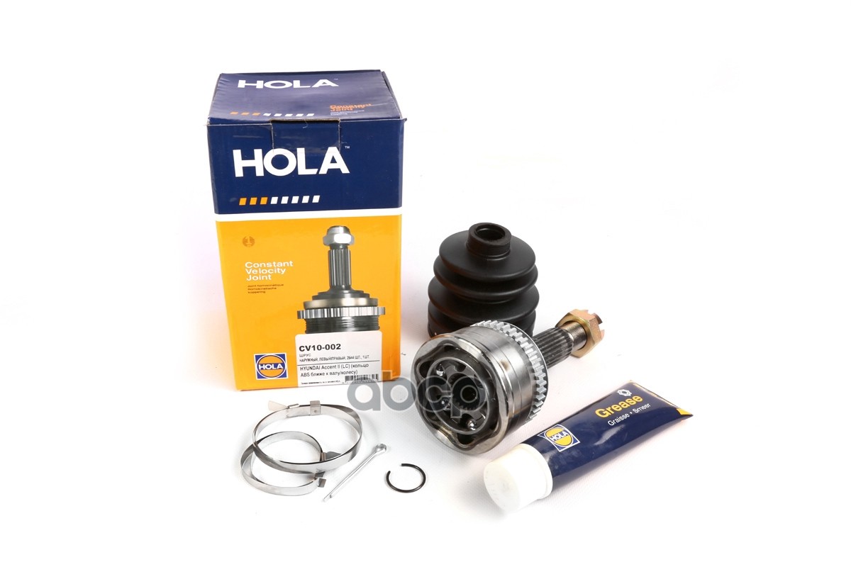 ШРУС наружный (25/44 шл.  левый/правый) HYUNDAI Accent II (LC) (кольцо ABS ближе к валу/колесу) HOLA арт. cv10-002