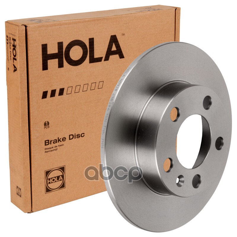 Тормозной диск   задний VW Polo V VI Sedan (1KK 1KT 1KV 2EJ)  Golf IV (1KP 1KT)  SKODA Rapid I (1KT) HOLA арт. hd928