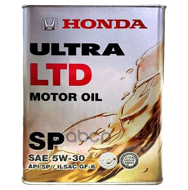 HONDA Масло моторное HONDA ULTRA LTD SP/GF-6 5W-30 4 л 08228-99974HMR