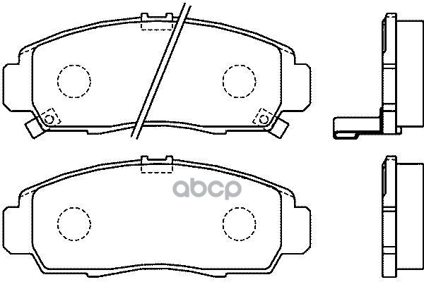 Колодки Тормозные Передние HONDA арт. 45022snbe01