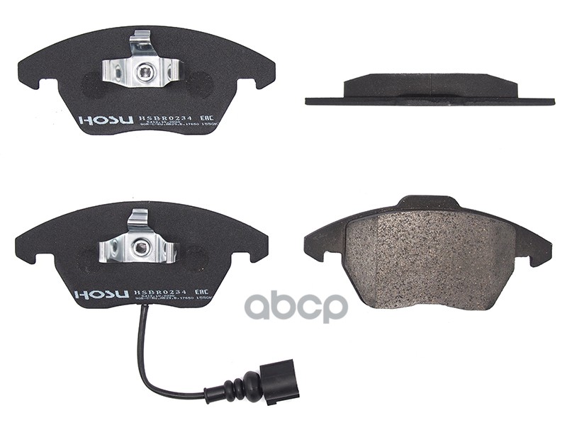 Колодки Тормозные (Спереди) Audi A3 03-13 / Peugeot 308 13-17 HOSU арт. HSBR0234