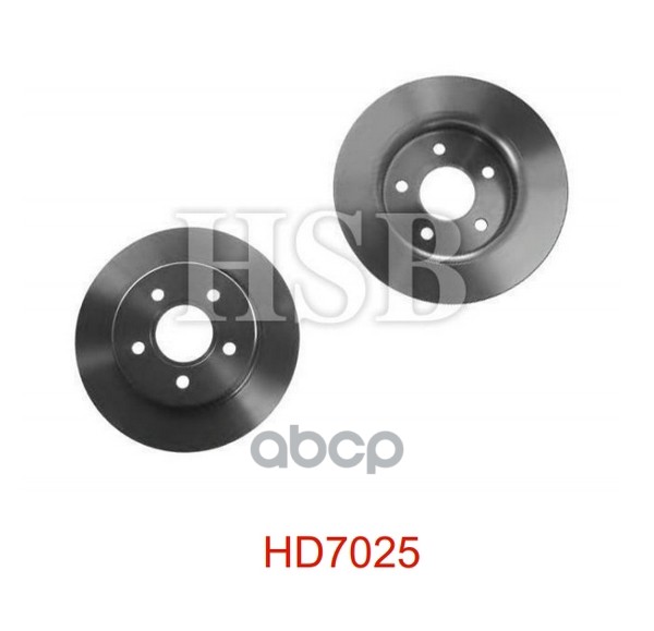 Диск Тормозной Задний Ford Focus 1.4-2.0/Tdci 04> HSB арт. HD7025