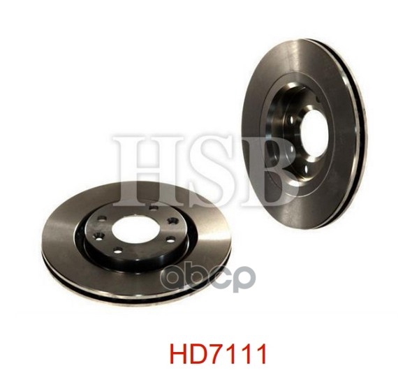 Диск Тормозной Передний Citroen C3,Peugeot 206/Partner 1.1-2.0Hdi 96> HSB арт. HD7111