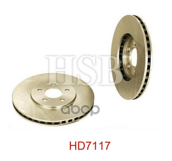 Диск Тормозной Передний Chrysler: Cirrus -00,Sebring 01-06,Dodge: Stratus -06,Plymouth: Breeze -00 - Обод 15-16 HSB арт. HD7117