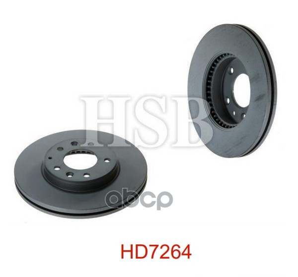 Диск Тормозной Передний Mazda: 6 02-, 6 Hatchback 02-, 6 Station Wagon 02- HSB арт. HD7264
