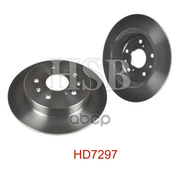 Диск Тормозной Задний Fiat Sedici 1.6/1.9D/2.0D 06->, Suzuki Sx4 1.5/1.6 07-> HSB арт. HD7297
