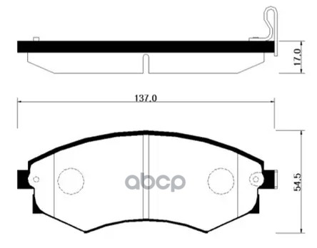 Колодки Тормозные Дисковые Передн Hyundai: Coupe 96-02, Lantra 90-00, Sonata 85-98 HSB арт. HP0003