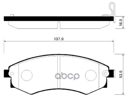 Колодки Тормозные Дисковые Передн Hyundai: Grandeur 92-98, Santamo 96-02  Kia: Joice 99-00 HSB арт. HP0010