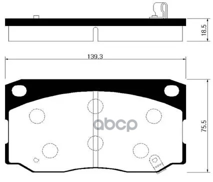 Колодки Тормозные Дисковые Передн Передн. Hyundai: Migty, County, Hd 98- HSB арт. HP0028