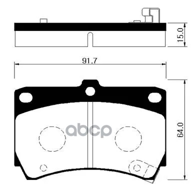 Колодки Тормозные Дисковые Передн Mazda: 121 90-96, 323 89-98, Demio 98-  Kia: Rio 00-05 HSB арт. HP1002