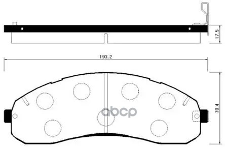 Колодки Тормозные Дисковые Kia: Bongo Iii 1.4Ton HSB арт. HP1016