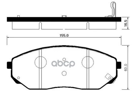Колодки Тормозные Дисковые Передн Kia: Sorento 02- Asia HSB арт. HP1017