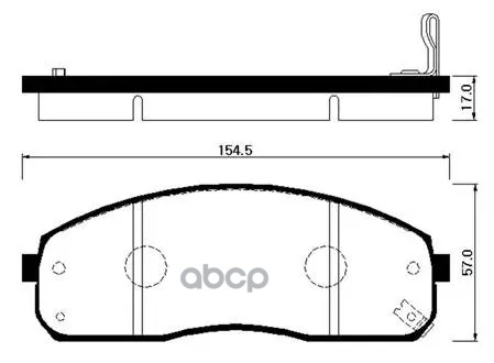 Колодки Тормозные Дисковые Kia: Bongo? (Cargo) HSB арт. HP1023