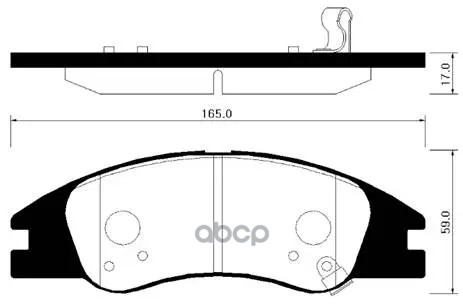 Колодки Тормозные Дисковые Передн Kia: Cerato (15 Inch) 04-, Spectra 05-09, HSB арт. HP1031