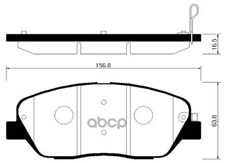 Колодки Тормозные Дисковые Передн Kia: Mohave 08- HSB арт. HP1042