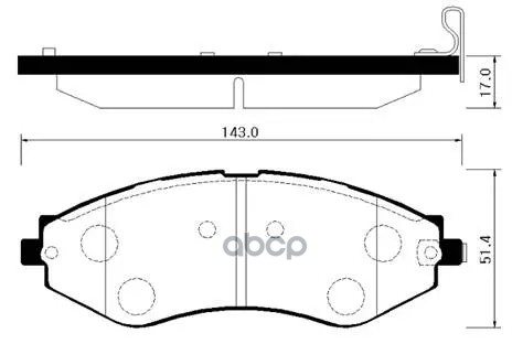 Колодки Тормозные Дисковые Передн Daewoo: Lanos 97-01, Nubira 97-03, Lacetti 02-06  Suzuki: Forenza 04-08 HSB арт. HP2012