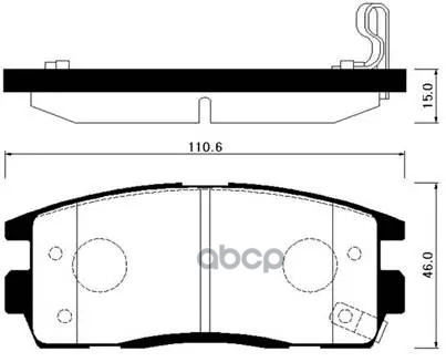 Колодки Тормозные Дисковые Задн Chevrolet: Captiva 06-09  Opel: Antara 06-09 HSB арт. HP2019