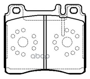 Колодки Тормозные Дисковые Benz W140, C140 HSB арт. HP5028