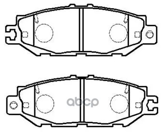 Колодки Тормозные Дисковые Toyota: Lexus: 92.8- HSB арт. HP5072