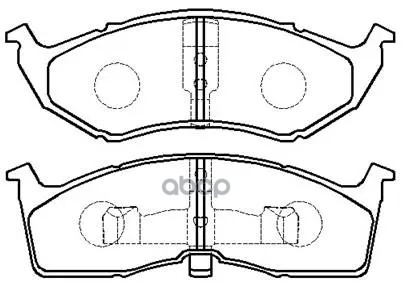 Колодки Тормозные Дисковые Chrysler: Concorde 93-97  Town In Country 96-96  Dodge: Caravan, Plym HSB арт. HP5112