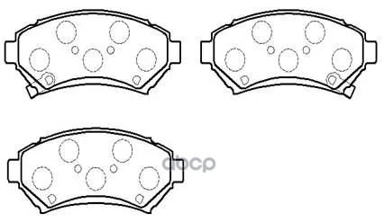 Колодки Тормозные Дисковые Chevrolet: Impala 01- HSB арт. HP5113