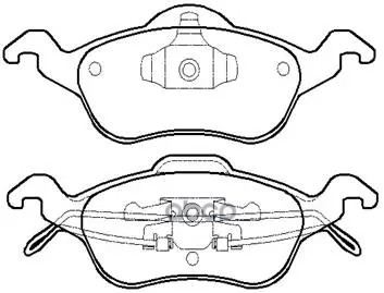 Колодки Тормозные Дисковые Ford: Focus 98- HSB арт. HP5120