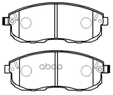 Колодки Тормозные Дисковые Передн Nissan: Maxima 95-  Mitsubishi: L200 96- HSB арт. HP5126