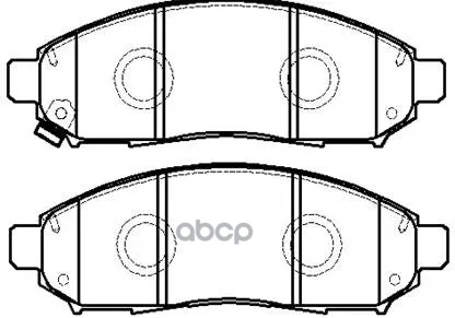 Колодки Тормозные Дисковые Передн Nissan: Pathfinder, Navara 05- 4Wd HSB арт. HP5173