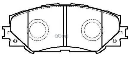 Колодки Тормозные Дисковые Передн Toyota: Rav-4 2.4L(Usa) 06- HSB арт. HP5176