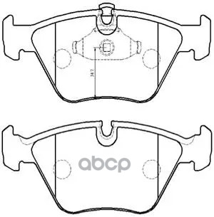 Колодки Тормозные Дисковые Bmw: 330, 525, 528, 1997-12 HSB арт. HP5185