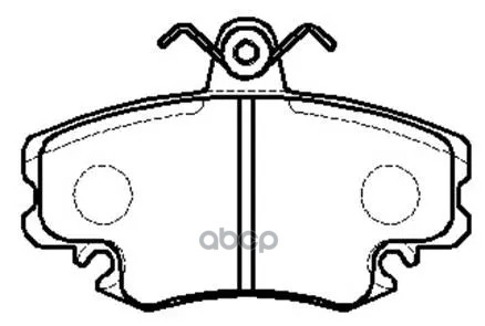 Колодки Тормозные Дисковые Передн Dacia: Logan 04-  Renault: Clio 90-98, Megane 95-02, Twingo 93-05 HSB арт. HP5197