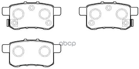 Колодки Тормозные Дисковые Acura: Tsx  Honda: Civic2.0, Accord HSB арт. HP5215