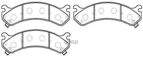 Колодки Тормозные Дисковые Chevrolet: Silverado, Suburban 01-03 HSB арт. HP5222
