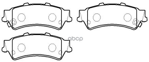 Колодки Тормозные Дисковые Chevrolet: Silverado, Sierra 00-03 HSB арт. HP5223