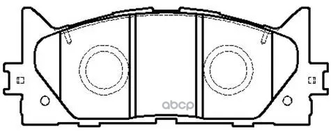 Колодки Тормозные Дисковые Передн Toyota:camry Седан 01.06- HSB арт. HP5242