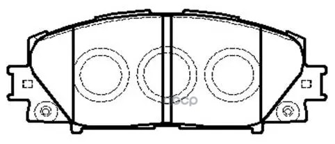 Колодки Тормозные Дисковые Передн Toyota: Yaris 05- (-Abs, +Esp), Allion 1.5 07-, Belta 1.0, 1.5 05-, Vitz 1.0 Vvti 05- HSB а...