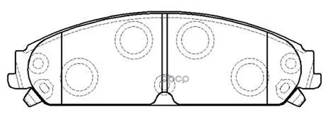 Колодки Тормозные Дисковые Chrysler: 300  Dodge: Performance HSB арт. HP5250