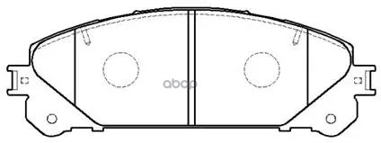 Колодки Тормозные Дисковые Передн Lexus: Rx 10-, Nx 14-  Toyota: Highlander 08-, Sienna 10- HSB арт. HP5264