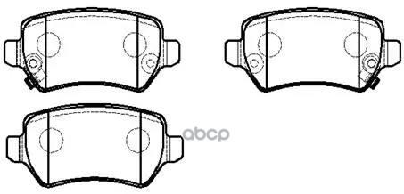Колодки Тормозные Дисковые Opel: Astra G HSB арт. HP5268