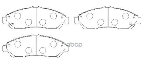 Колодки Тормозные Дисковые Передн Acura: Mdx 08-11  Honda: Pilot 09-11 HSB арт. HP5299