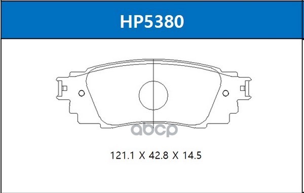 Колодки Тормозные Дисковые Задние Toyota Camry Sv70 17- HSB арт. HP5380