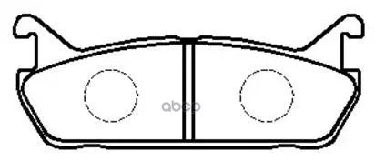 Колодки Тормозные Дисковые Roadstar(Mazda), Applause HSB арт. HP8091