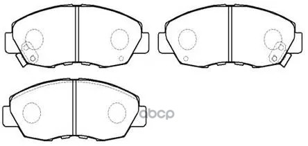 Колодки Тормозные Дисковые Honda: Accord Sedan 98-, HSB арт. HP8151