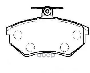Колодки Тормозные Дисковые Seat: Cordoba, Ibiza, Toledo  Vw: Golf, Passat HSB арт. HP8419