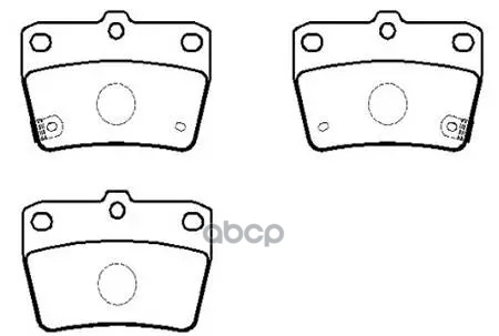 Колодки Тормозные Дисковые Toyota: Rav-4 94.5- HSB арт. HP8508