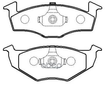 Колодки Тормозные Дисковые Vw: Golf V 95-, Vento 95- HSB арт. HP8529