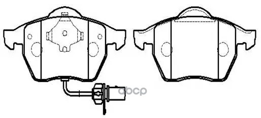 Колодки Тормозные Дисковые Vw: Sharan 00- HSB арт. HP8539